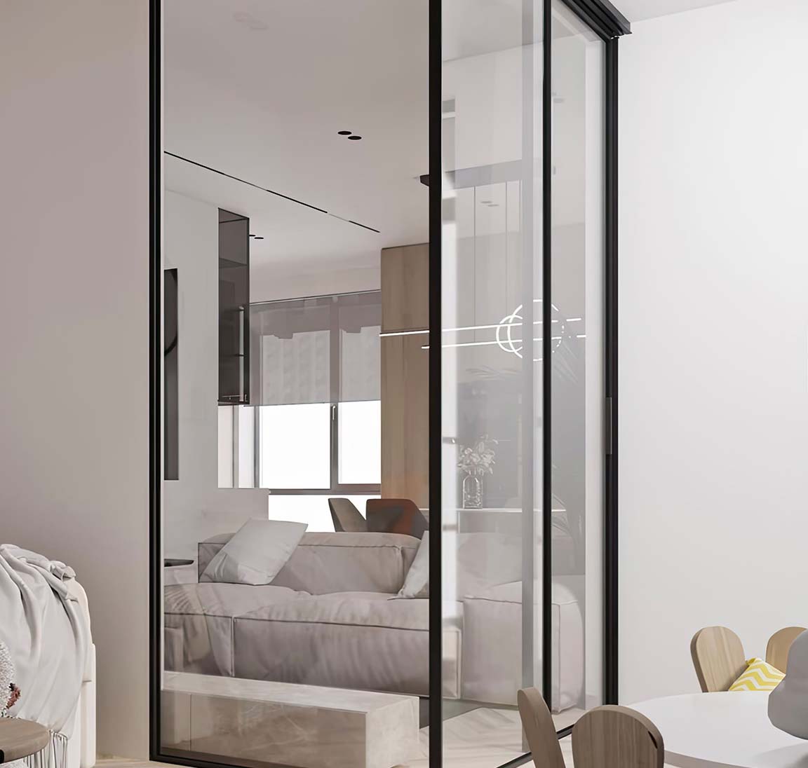 Una de las características más destacadas de las puertas de paso de cristal de mamparas es su facilidad de mantenimiento. Gracias a su superficie lisa, la acumulación de polvo y suciedad es mínima, lo que significa que solo necesitarás un paño húmedo y un limpiador suave para mantenerlas relucientes. Esta simplicidad en el cuidado diario te permitirá disfrutar de un ambiente limpio y luminoso sin esfuerzo adicional.